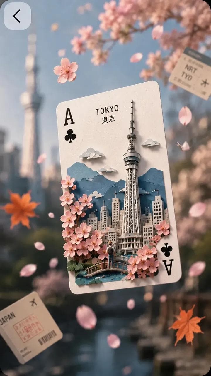 AI 旅行海报示例