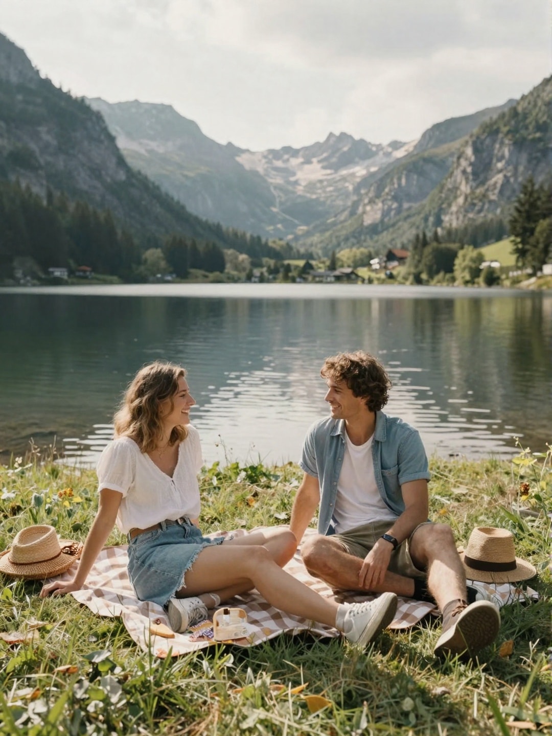 Lakeside picnic