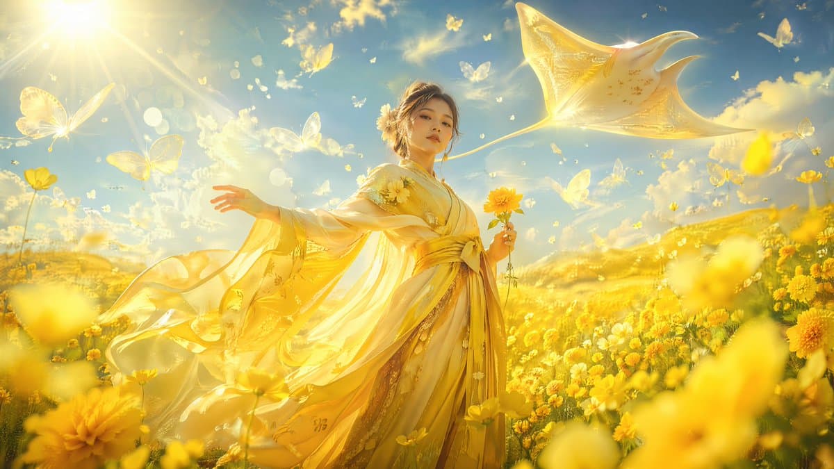 AI desktop wallpaper example