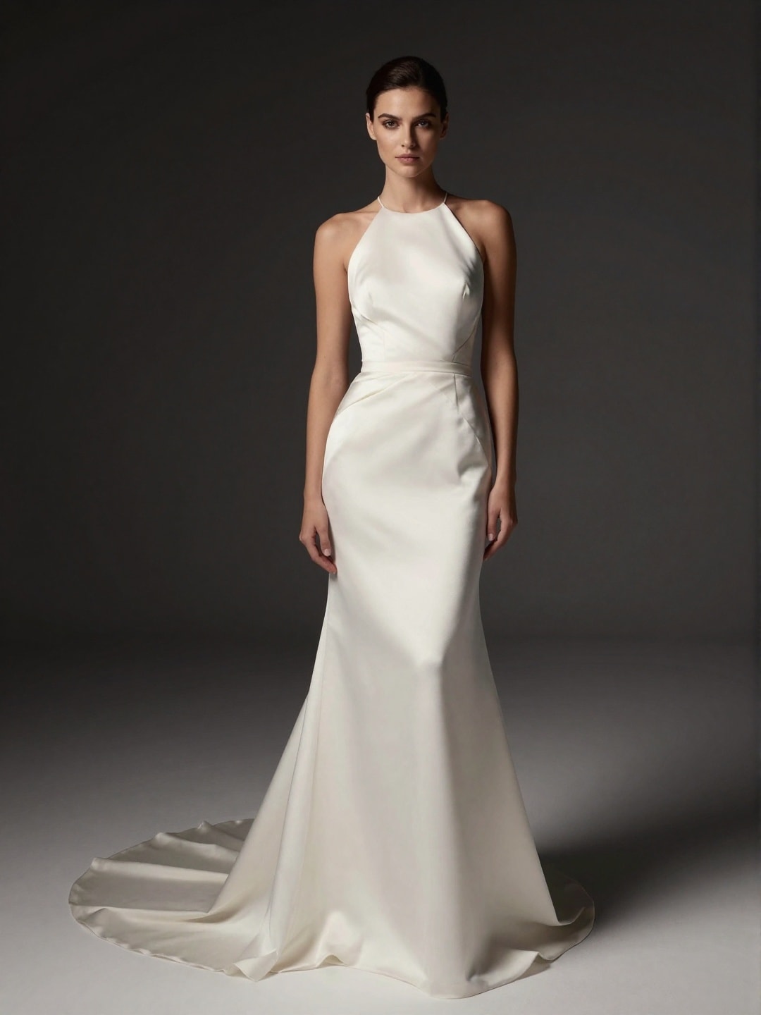 Satin halter